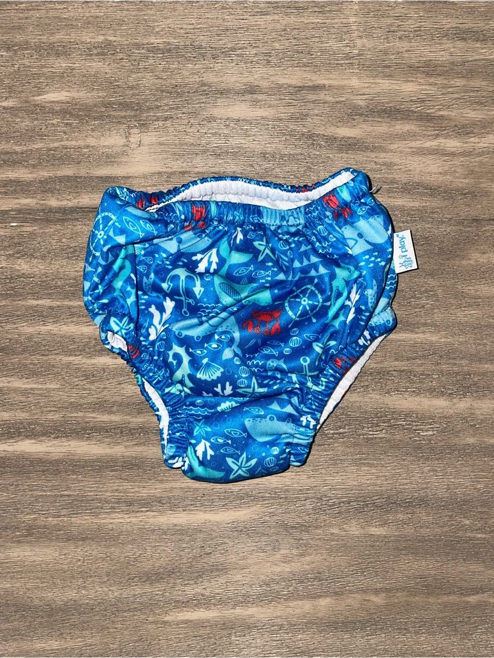 Blue Swim Diaper Cover for Kids by iplay.